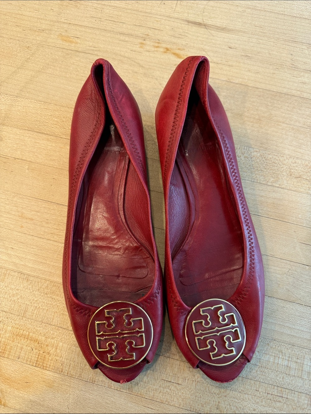 Tory Burch Peep Toe Sandals